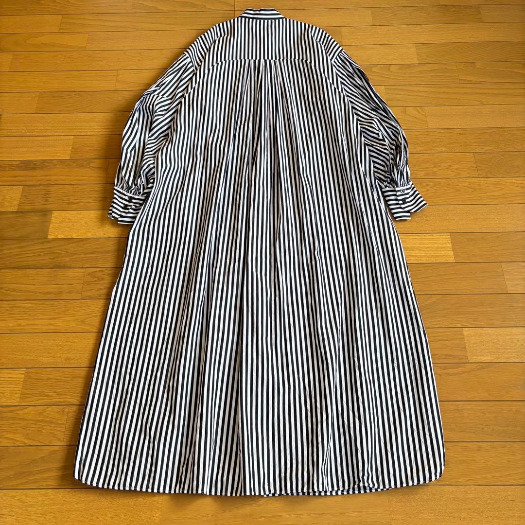 ADORE アドーア シャツワンピース ストライプ ボリューム袖 サイズ38