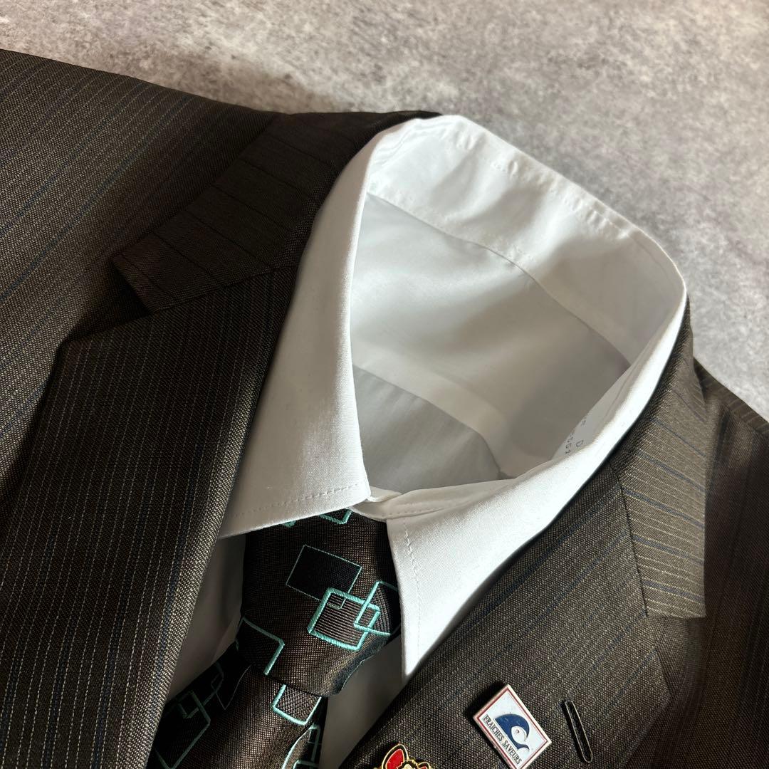 セットアップ ダブルスーツ 成人式 入学式 ピンズ vintage no.106