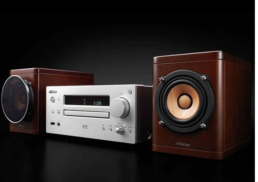 ラジオ・コンポ Victor WOOD CONE EX-HR55