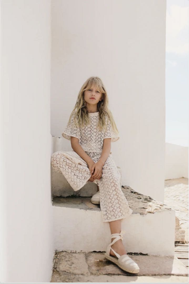 最終値下げ　liilu crochet pants 4y