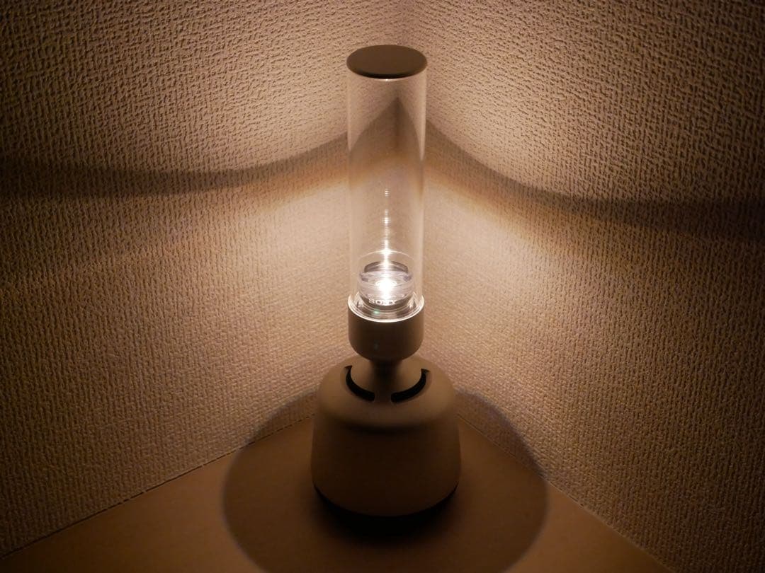 【美品】SONY LSPX-S2 グラスサウンドスピーカー｜充電器有・動作確認済