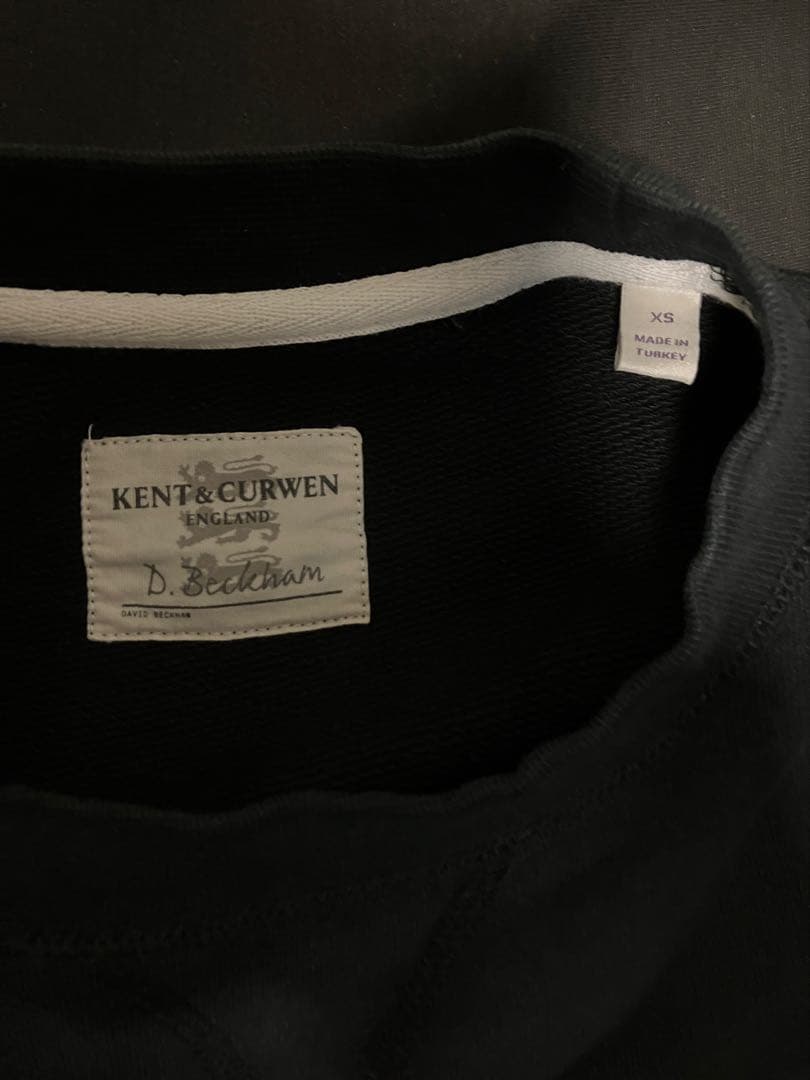 kent & curwen ケントアンドカーウェン スウェット ベッカム着 xs