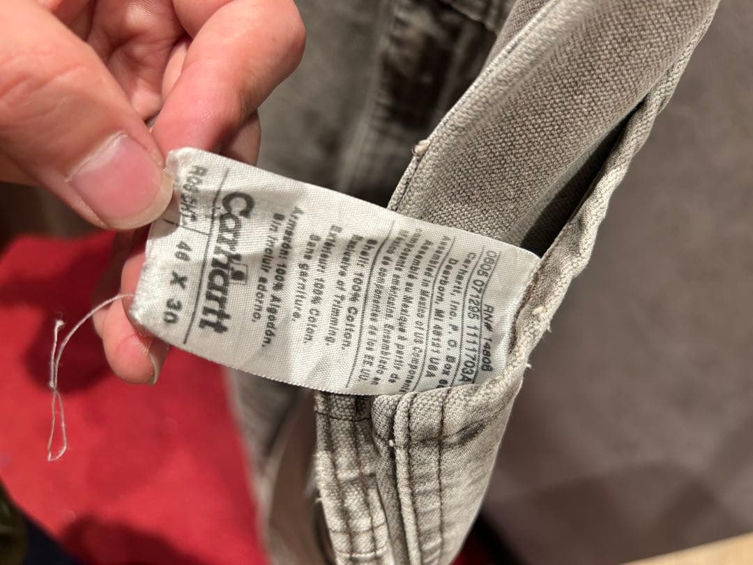 Carhartt オーバーオール ダブルニー W46xL30