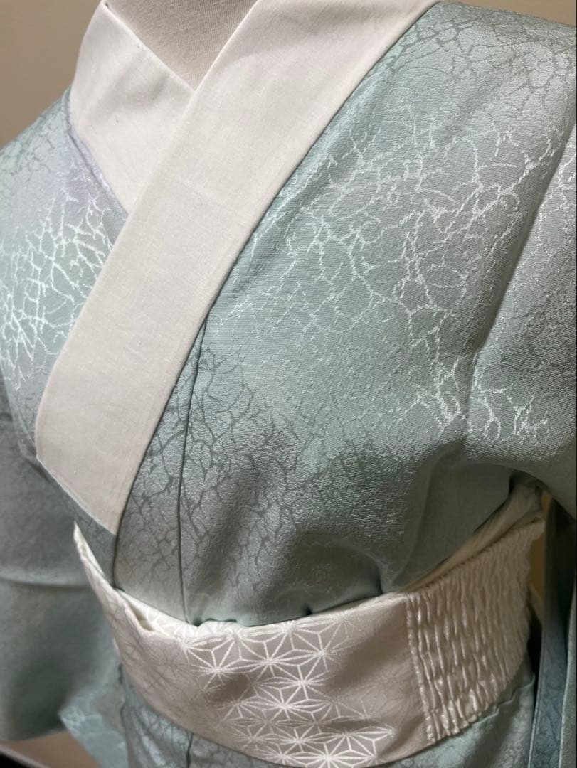 【未使用】正絹 長襦袢(袖無双) 居敷当付き