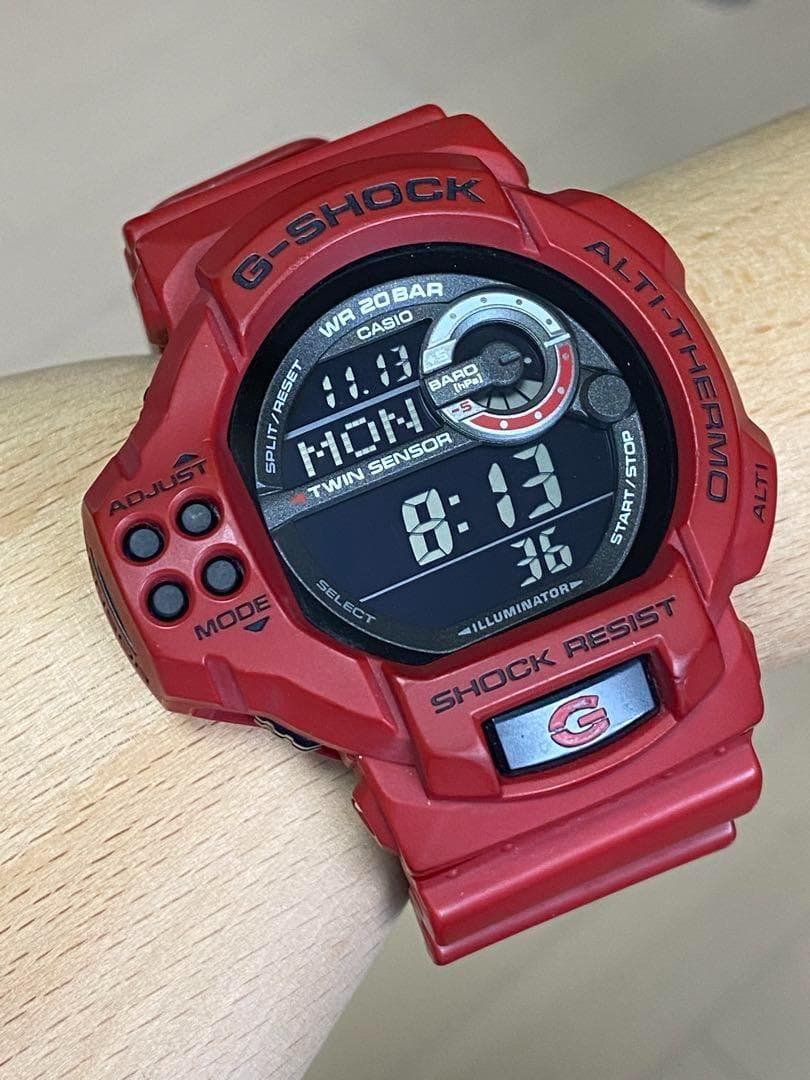 デカG/G-SHOCK/GDF-100/絶版/マットレッド/赤/ビンテージ/レア