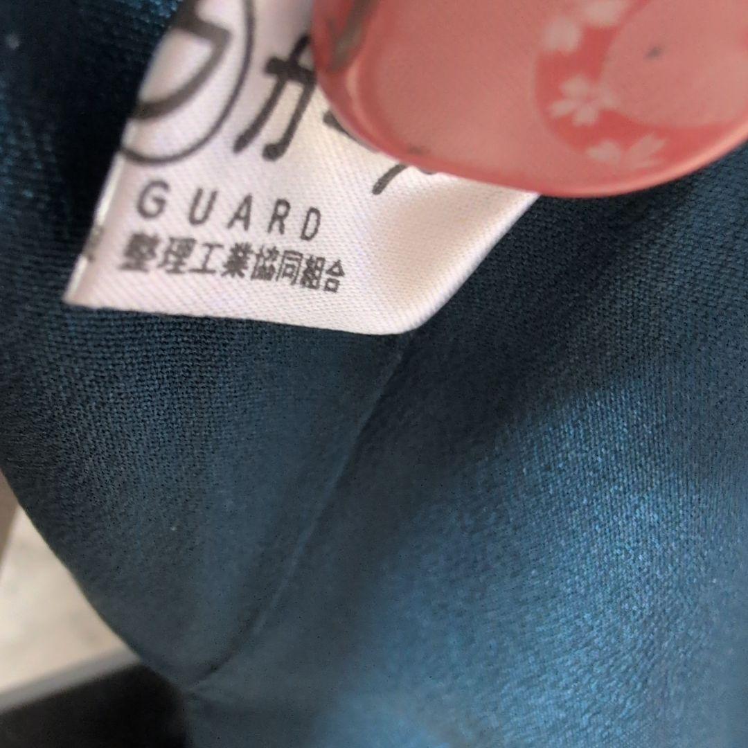 おかぁしゃ〜ん様[和田光正伝統工芸士]叙勲受章者、濃ブルー系付下げ逸品バジックガ