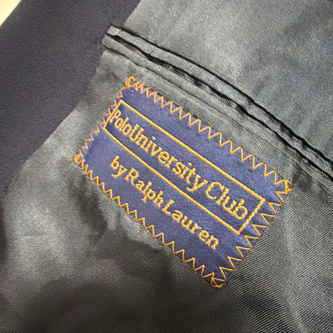 き*ち様 80s ポロユニバーシティクラブ　紺ブレザー　ポロバイラルフローレン