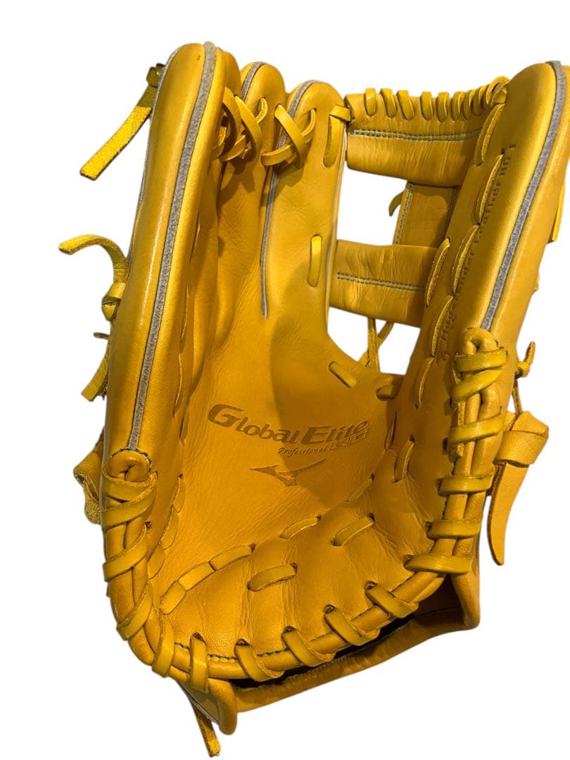 ミズノ　Global Elite RG 軟式用 イエローグローブ左投げ用
