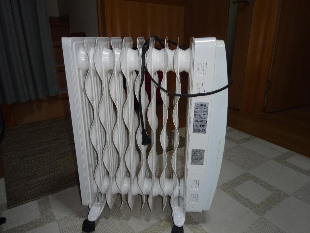 オイルヒーター 中強 温度調節機能付き