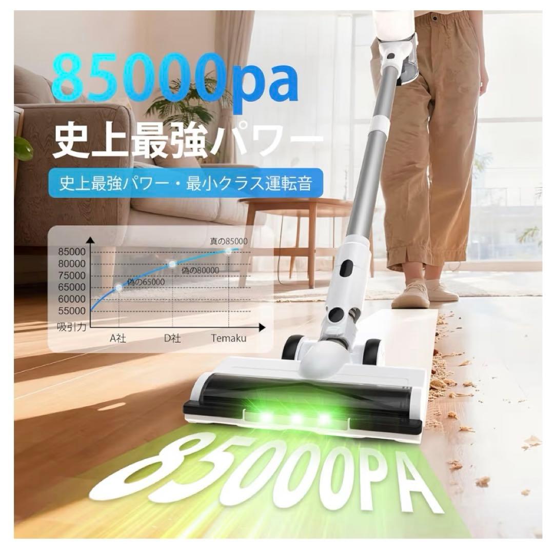 ⭕️ 掃除機 コードレス　2026年式　軽量 掃除機 コードレス 強力 自立式
