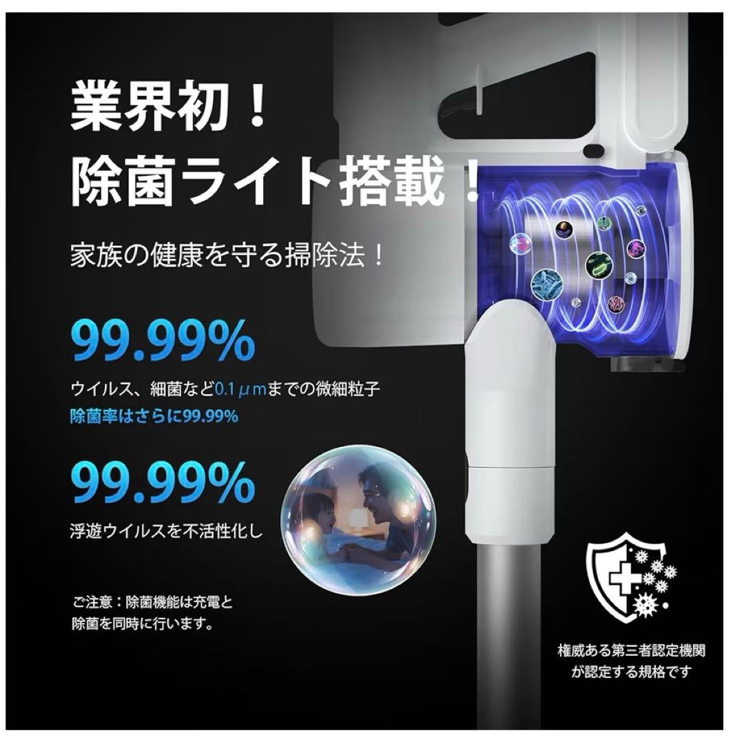 ⭕️ 掃除機 コードレス　2026年式　軽量 掃除機 コードレス 強力 自立式