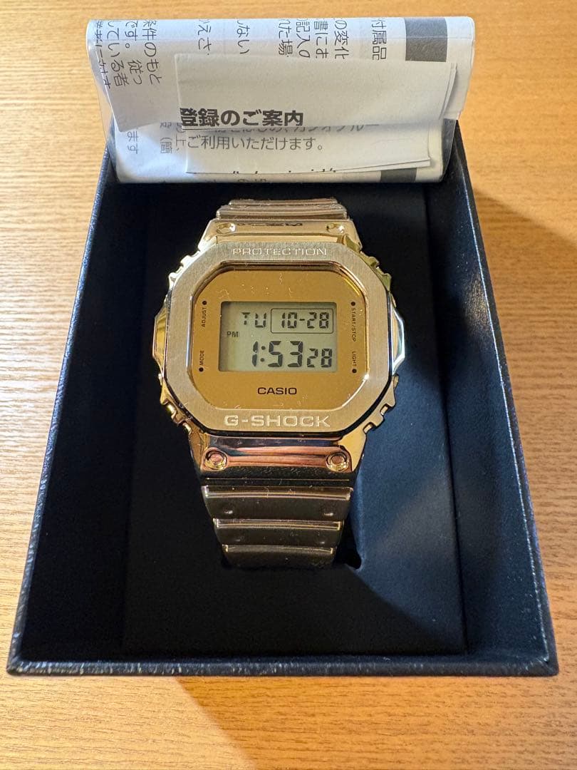 CASIO G-SHOCK GM-5600YMG-9JF ゴールド