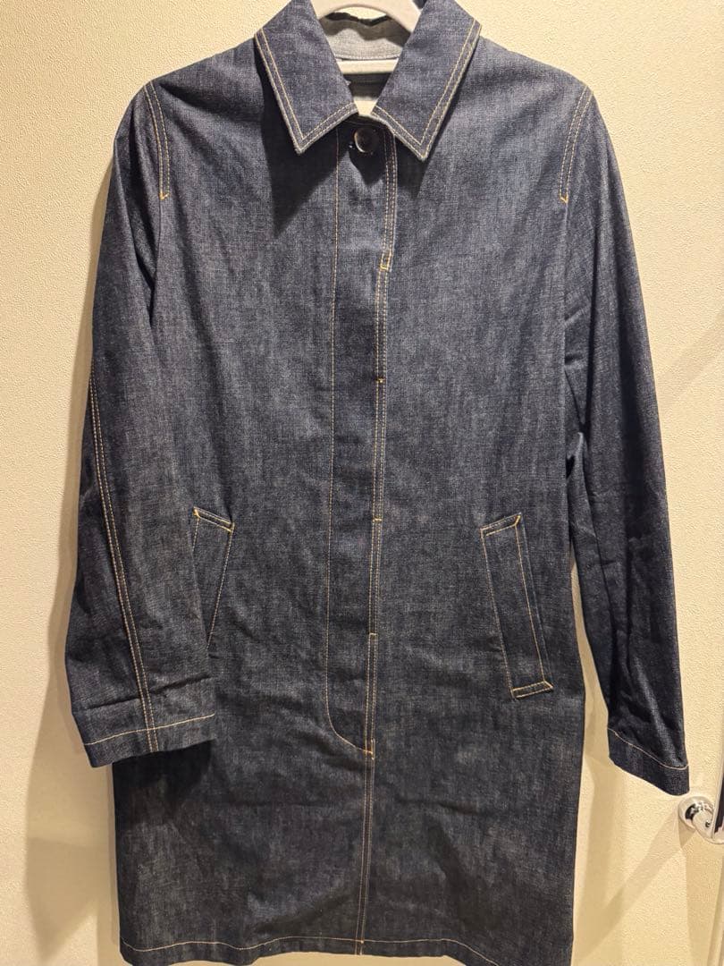 【お値下げ】　⭐️極美品⭐️ 春物　MACKINTOSH デニムステンカラーコート