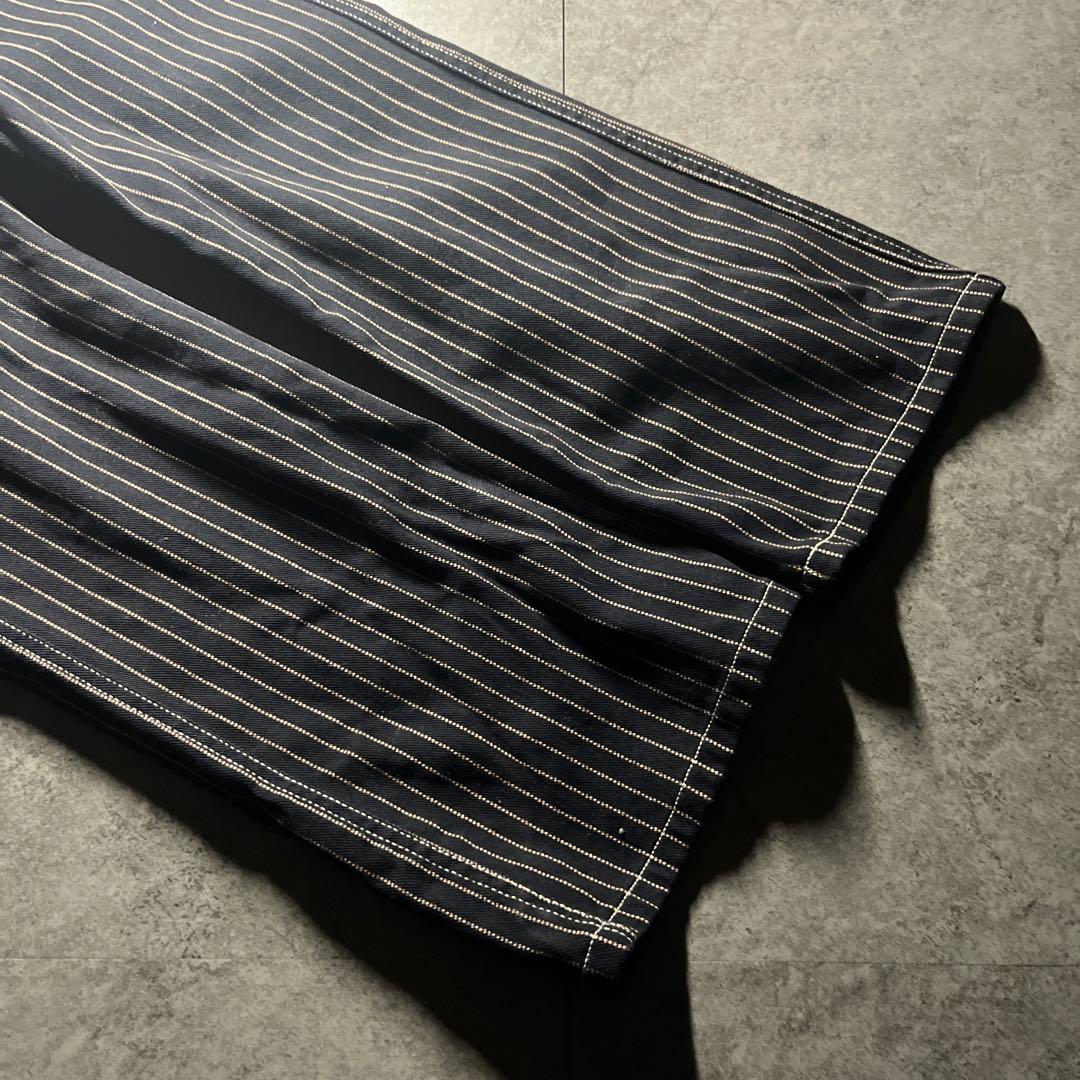 美品 VANSON つなぎ ウォバッシュストライプ M 送料無料