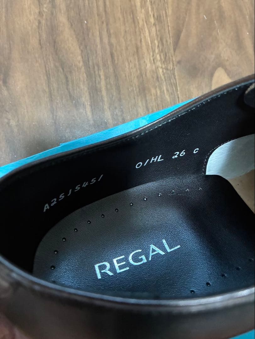 【値下げ】REGAL 01HL CC ストレートチップ　ダークブラウン26cm