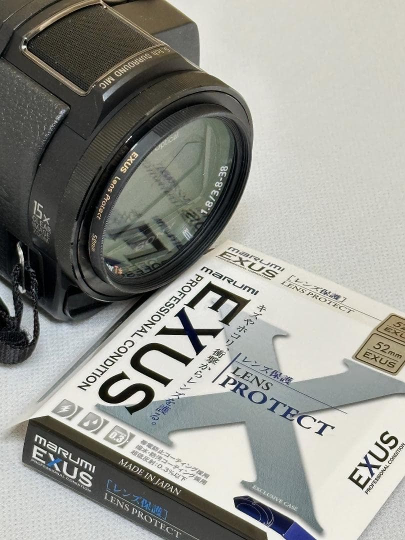 ＜動作品＞SONY FDR-AX35 4Kビデオカメラ 充電器レンズガードなど付