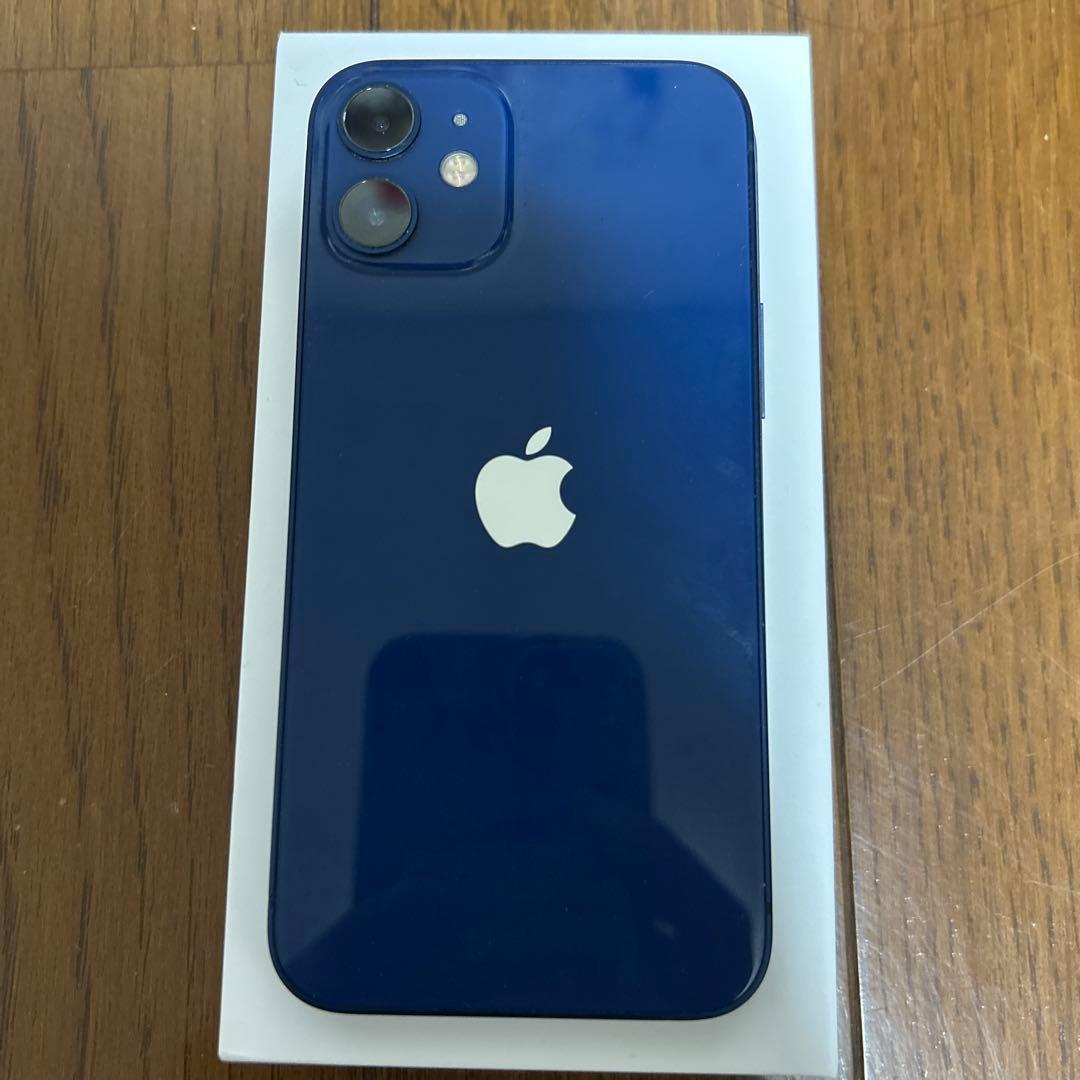【付属品完備】iPhone 12mini ブルー 64GB充電83%SIMフリー