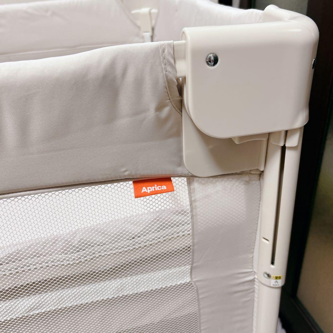【美品】Aprica アップリカ ココネルエアー ベビーベッド 折りたたみ