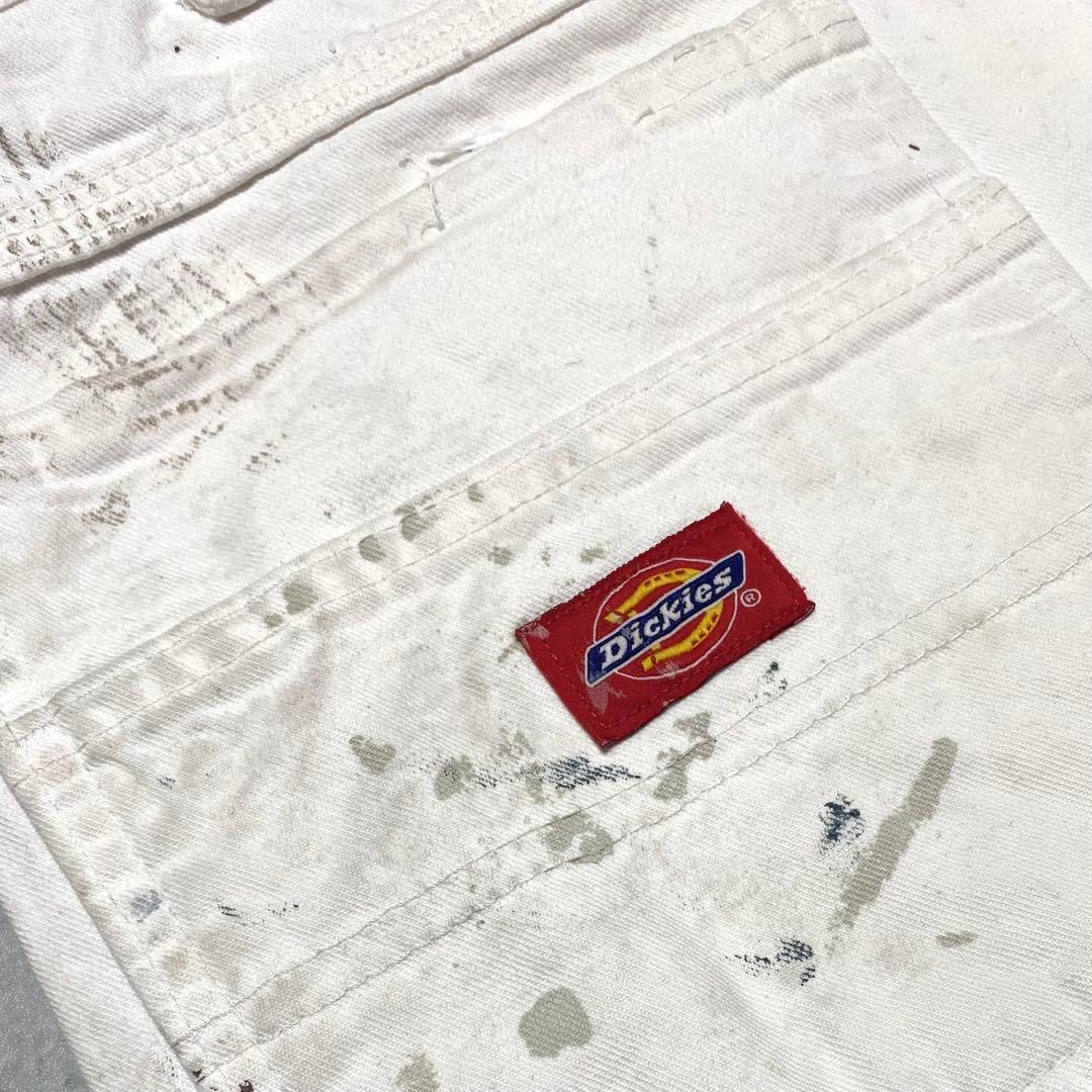【雰囲気抜群】Dickies ディッキーズ リアルペインターパンツ ホワイト