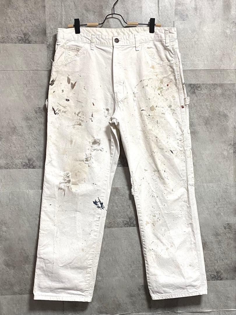 【雰囲気抜群】Dickies ディッキーズ リアルペインターパンツ ホワイト