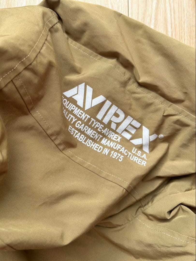 AVIREX フード付きミリタリージャケット L