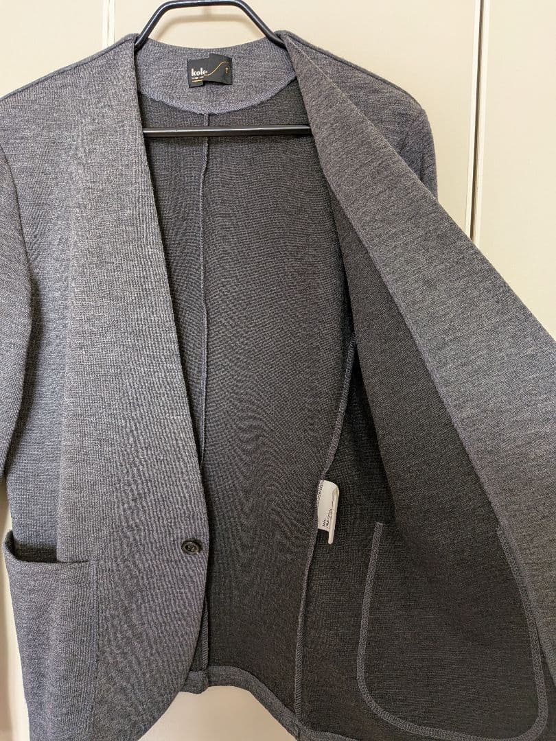 kolor ノーカラーニットカーディガンジャケット サイズ District別注