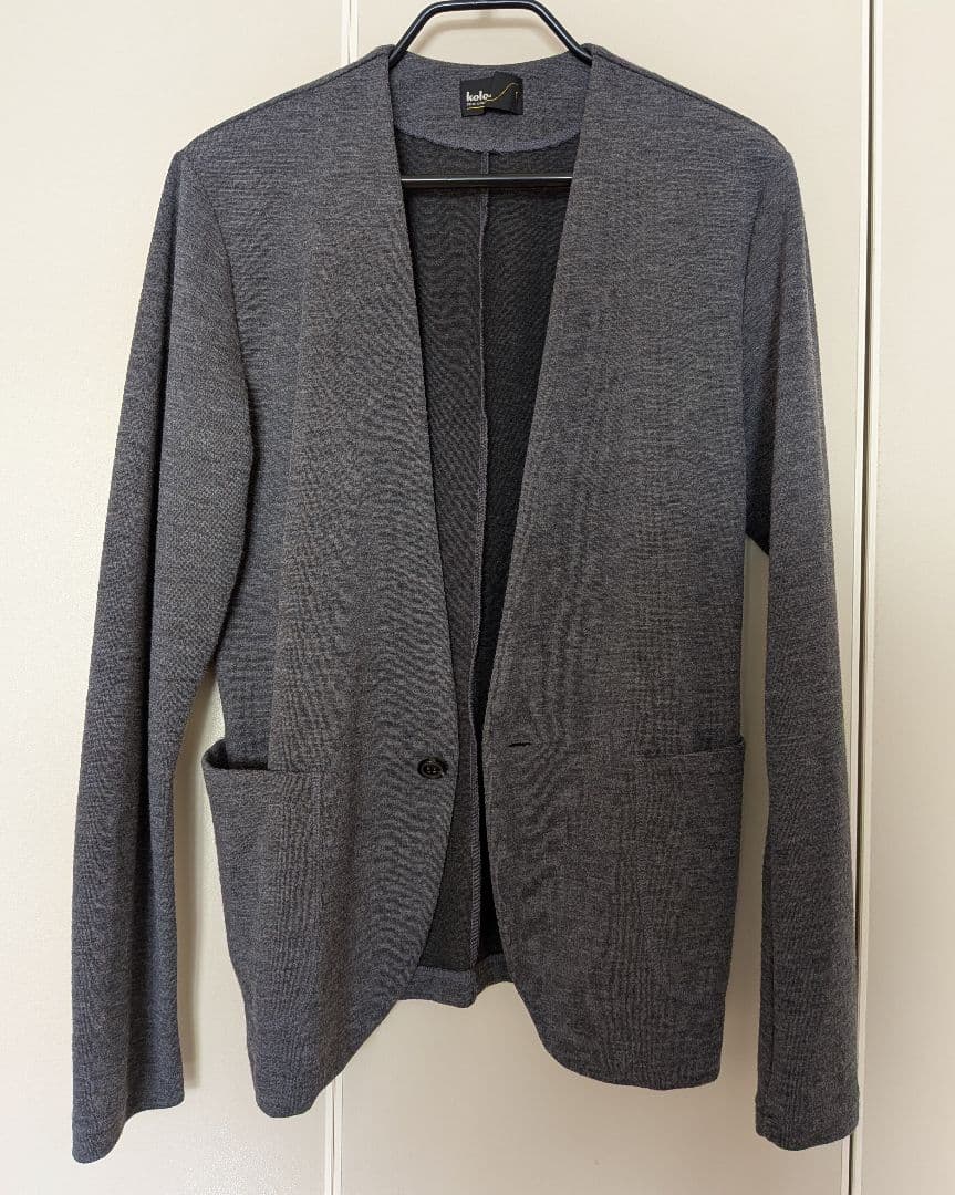 kolor ノーカラーニットカーディガンジャケット サイズ District別注