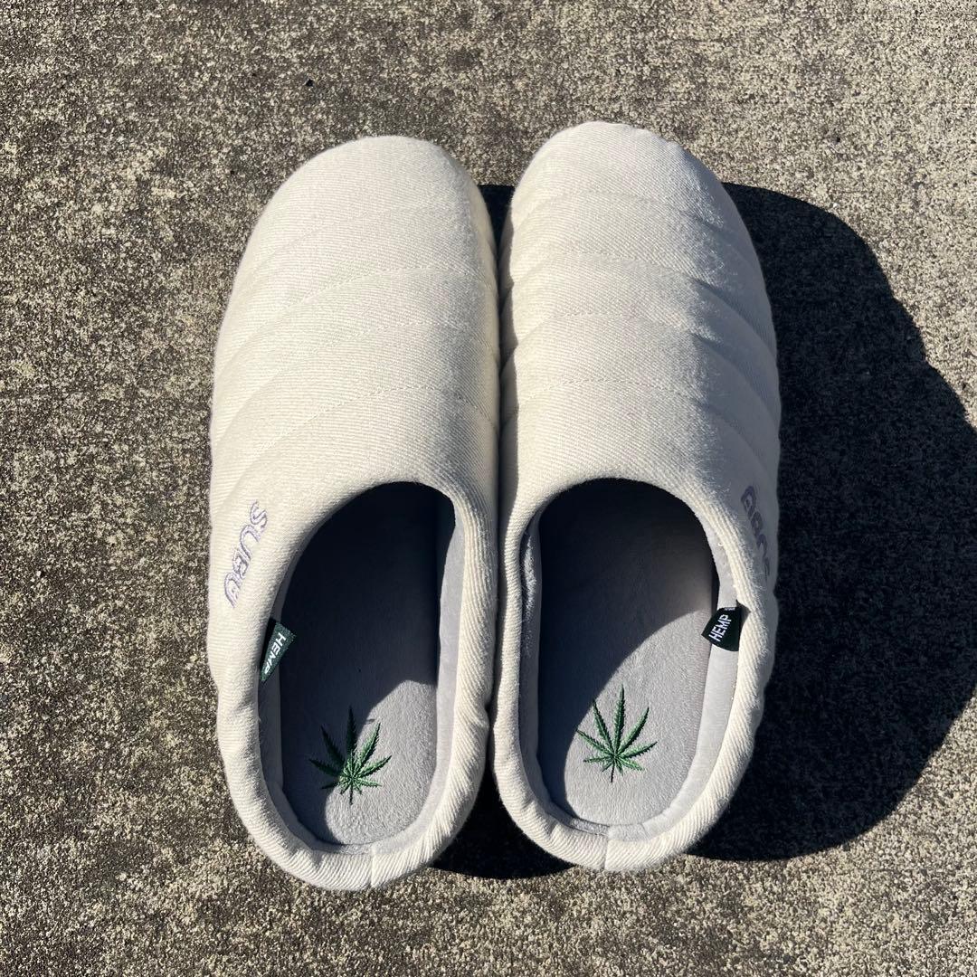 【コラボ】SUBU サンダル ホワイト サイズ2 収納袋付き MANASTASH