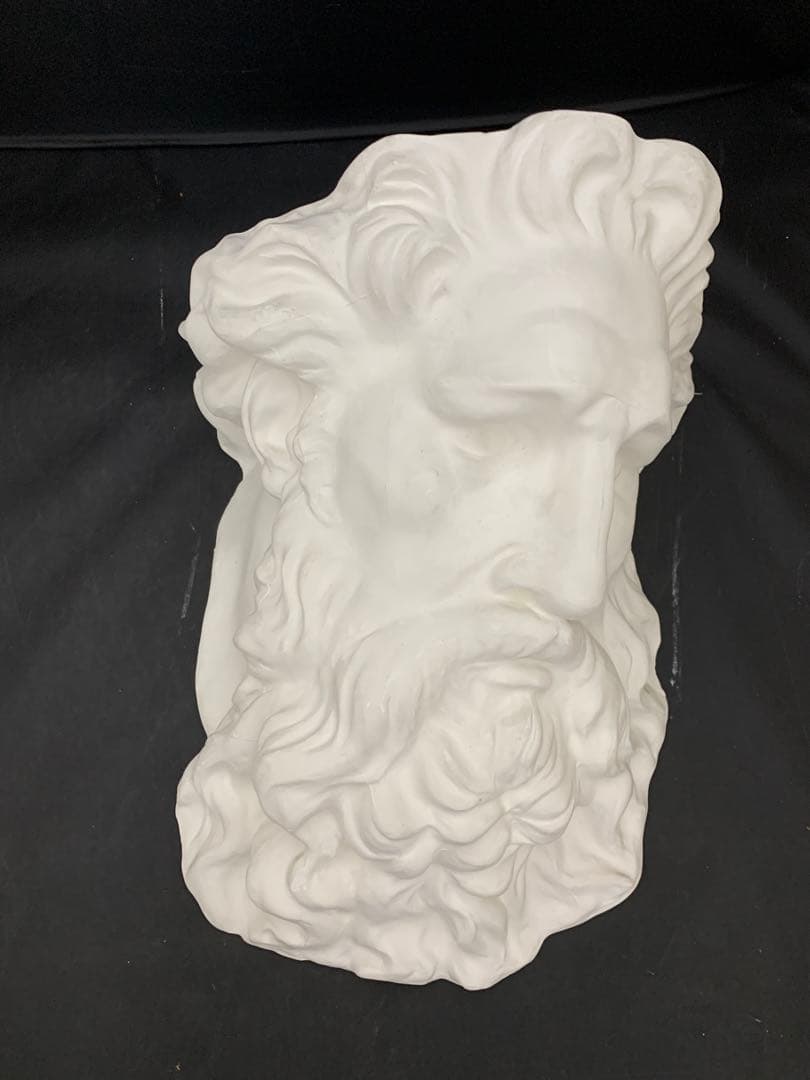 石膏像　チグリス大顔面　デッサン　YOKOHAMA モーゼ