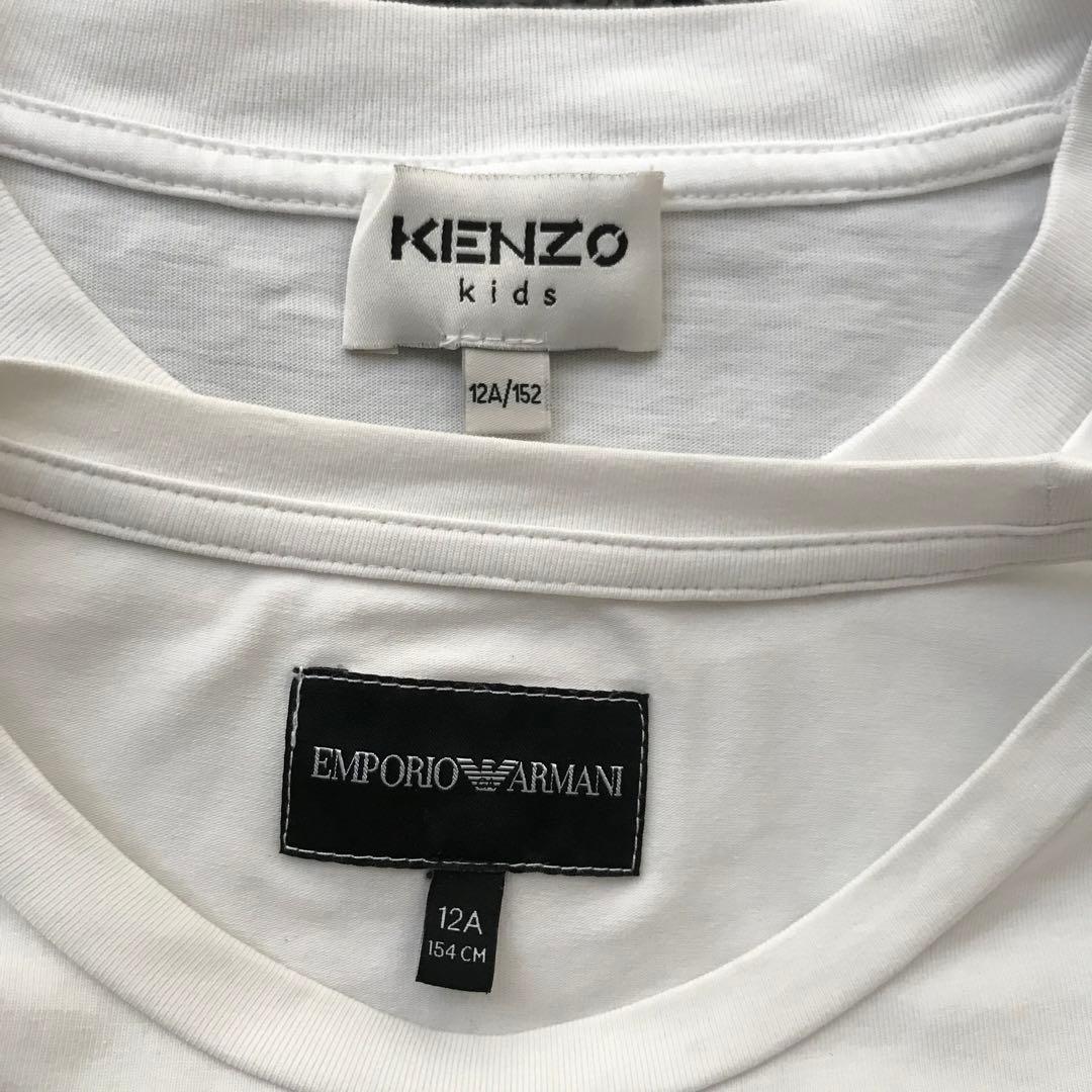 男の子　150cm アルマーニ　KENZO Tシャツまとめ売り　2点セット