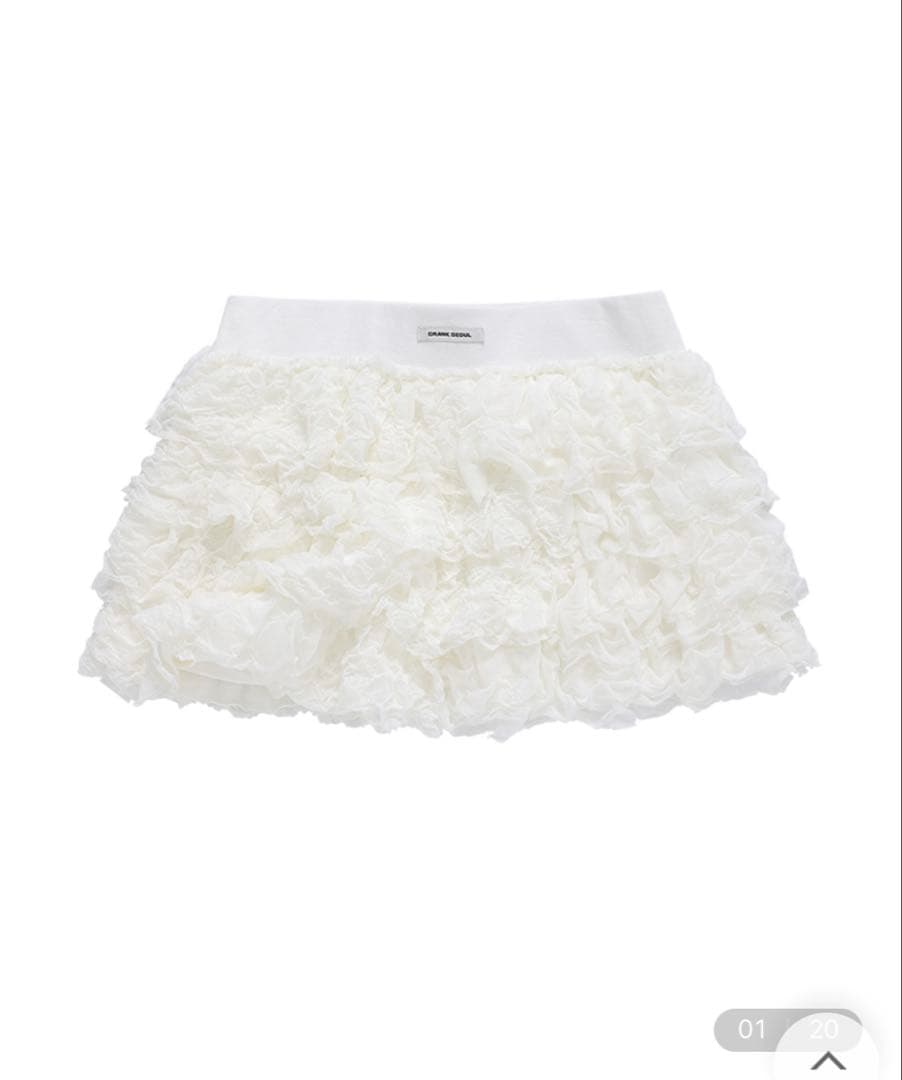 【CRANK】CANCAN Frill mini Skirt
