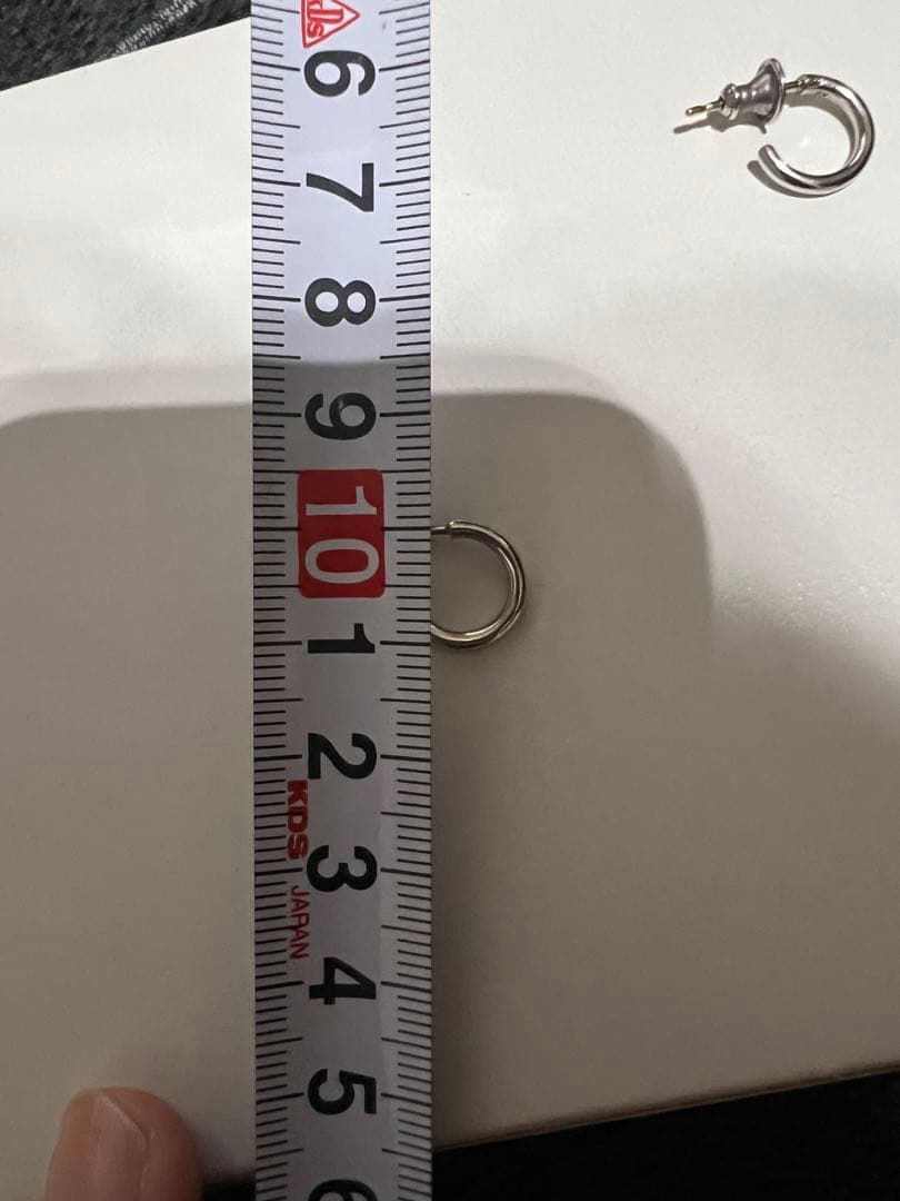 CAREERING キャリアリング　フープピアス　両耳用