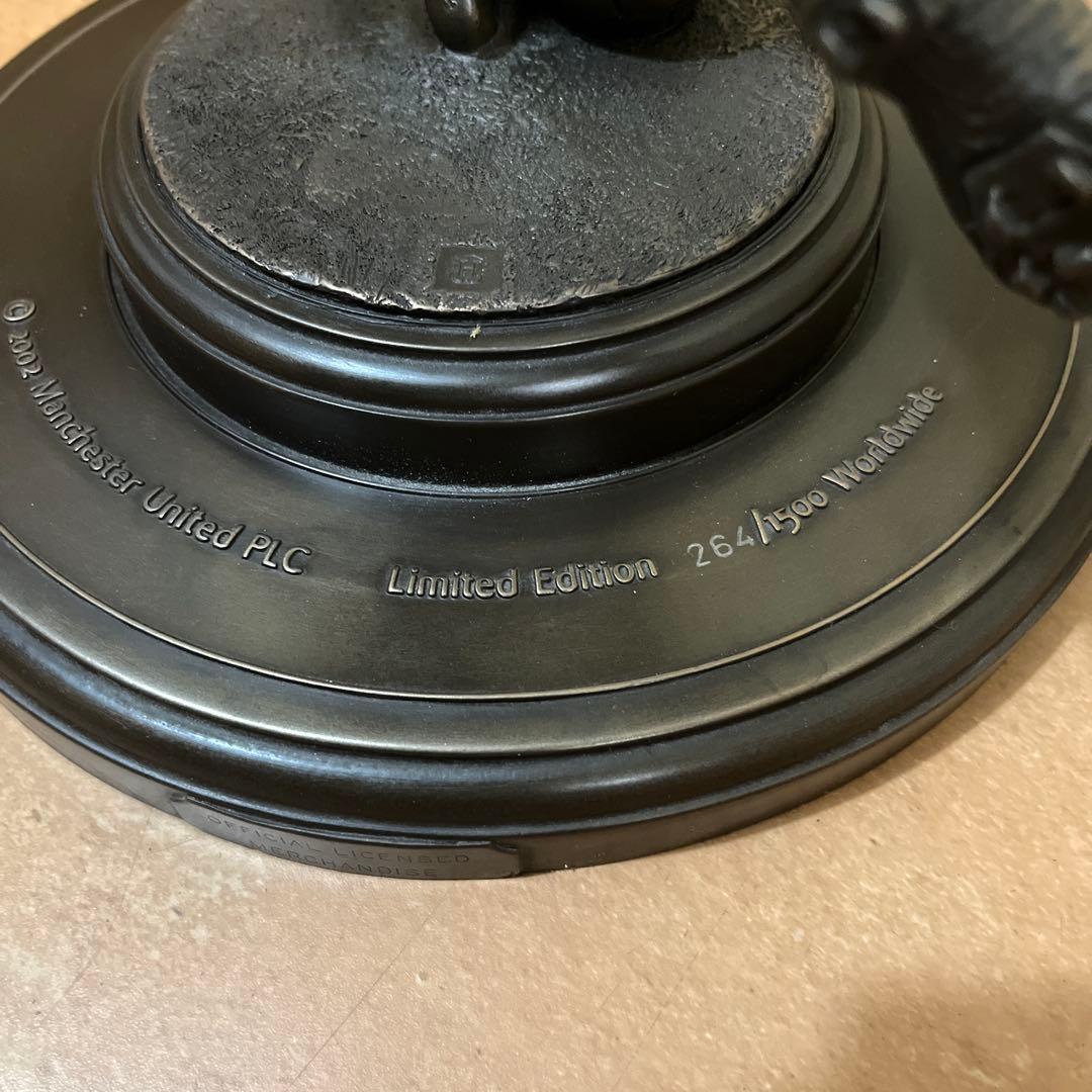 Kartoon ベッカム　ブロンズ像　美品