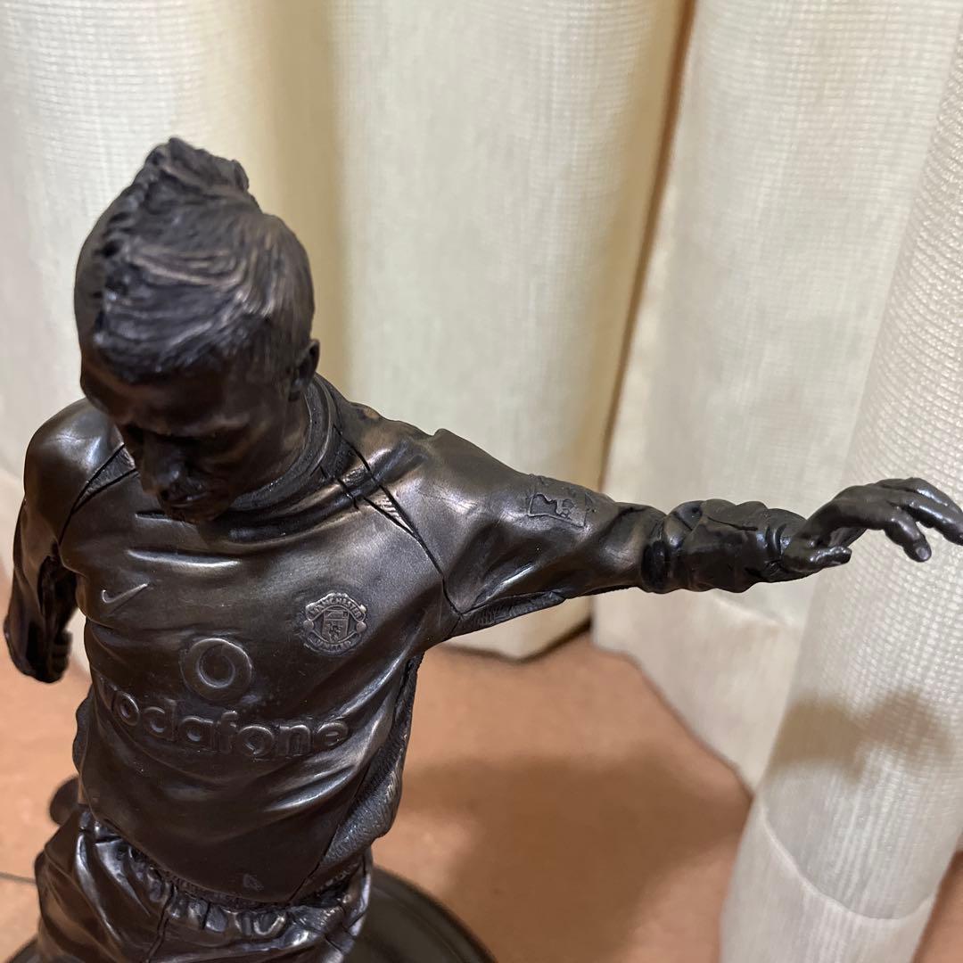 Kartoon ベッカム　ブロンズ像　美品