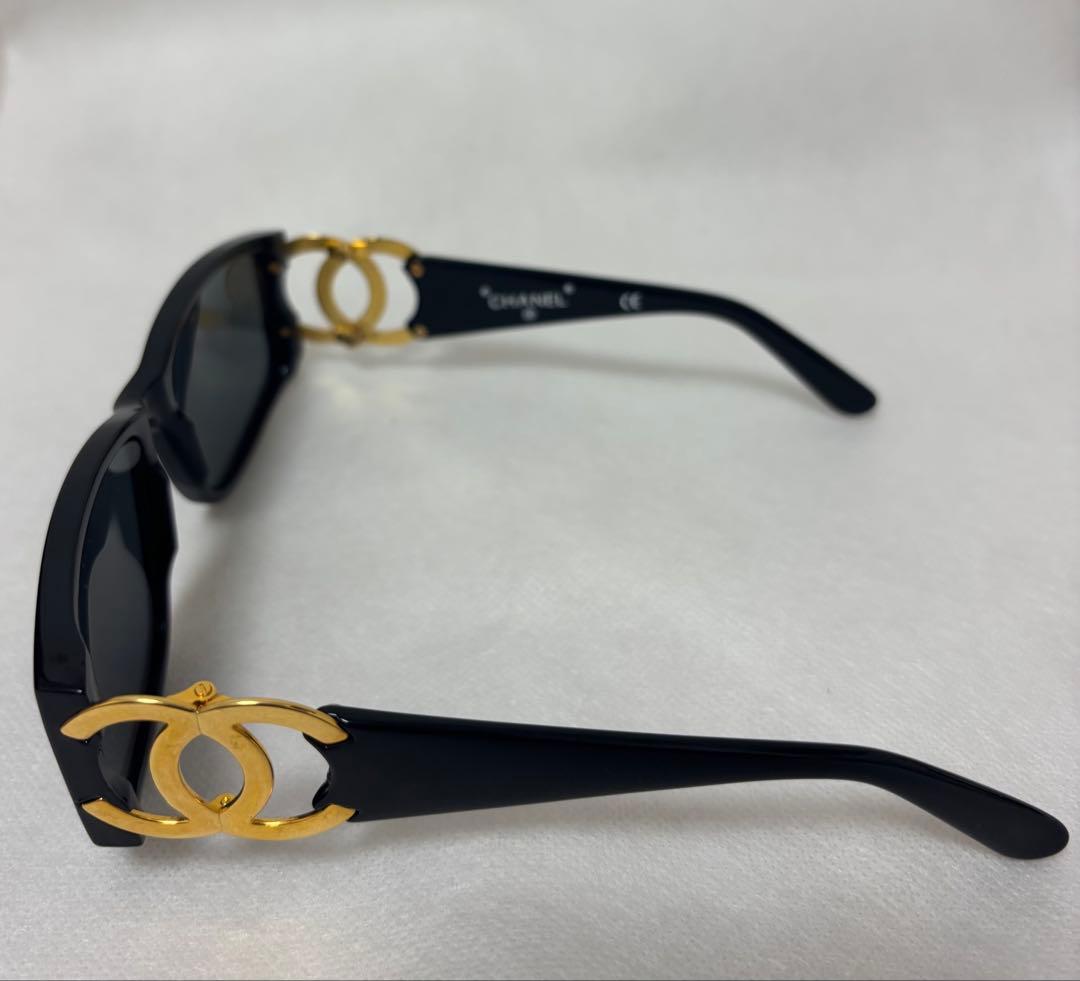 CHANEL シャネル 02461 90405 ココマーク サングラス　美品レア