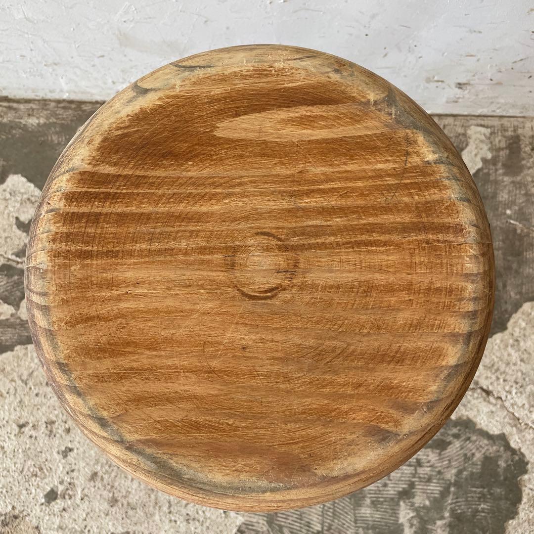 ヴィンテージ 　スツール　サイドテーブル ベッドサイドテーブル　　剥離