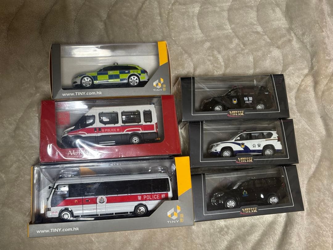 1/43 中国警察 パトカー ミニカー 6台セット