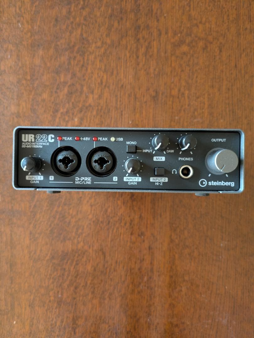 UR22C 動作確認済／ヘッドホンLわずかに小／箱なし