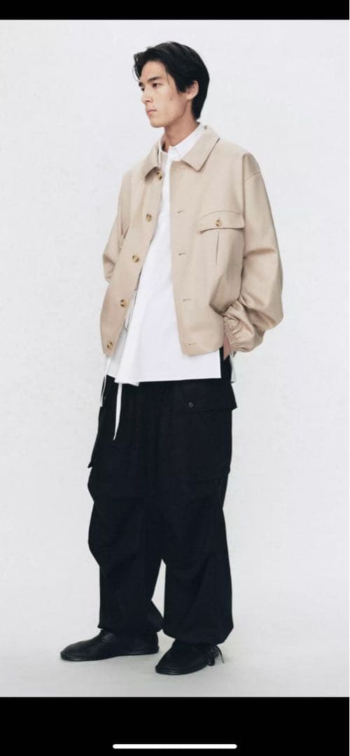 SOSHIOTSUKI X ZARA リラックスフィットスーツカーゴパンツ