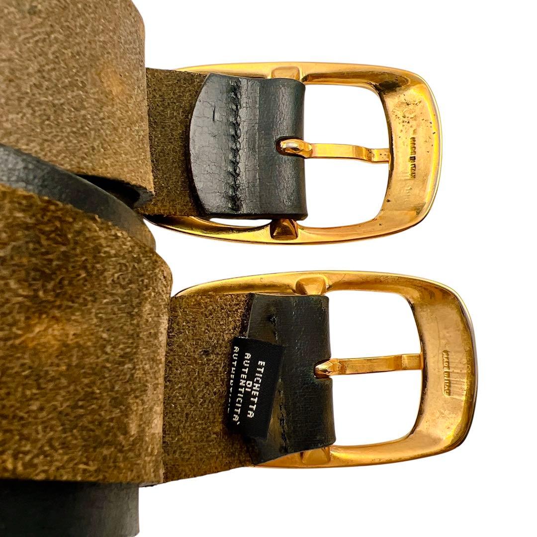 専用　VERSUS VERSACE 110/95 ブラック ベルト 7611