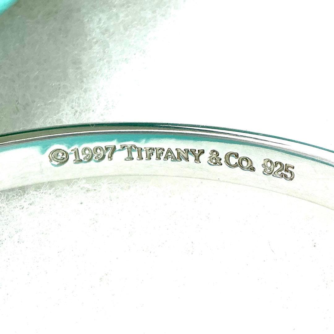 【極美品】内径約19cmティファニー バングルナロー 1837 SV925