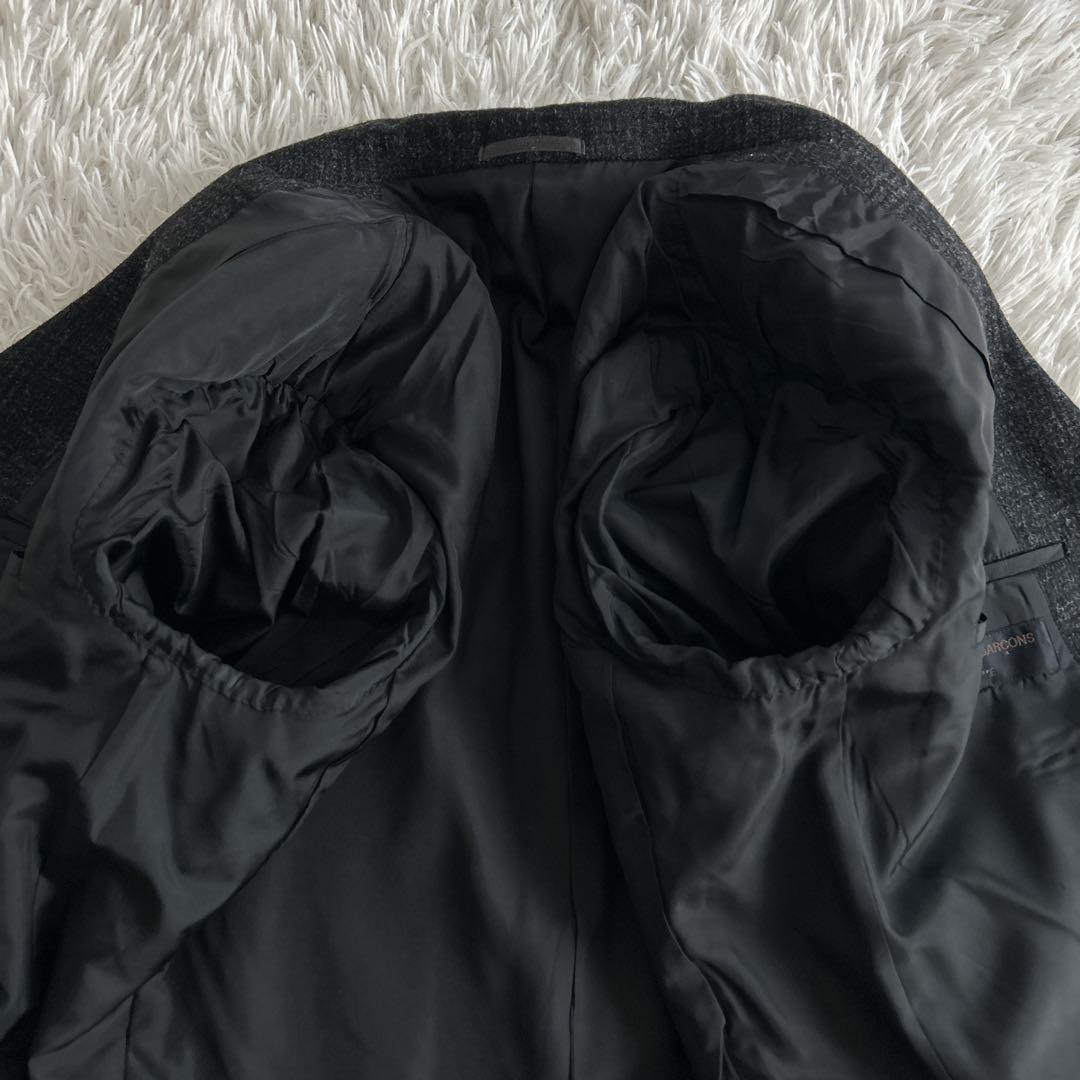 未使用級✨ コムデギャルソンオム 田中オム テーラードジャケット チェック 黒