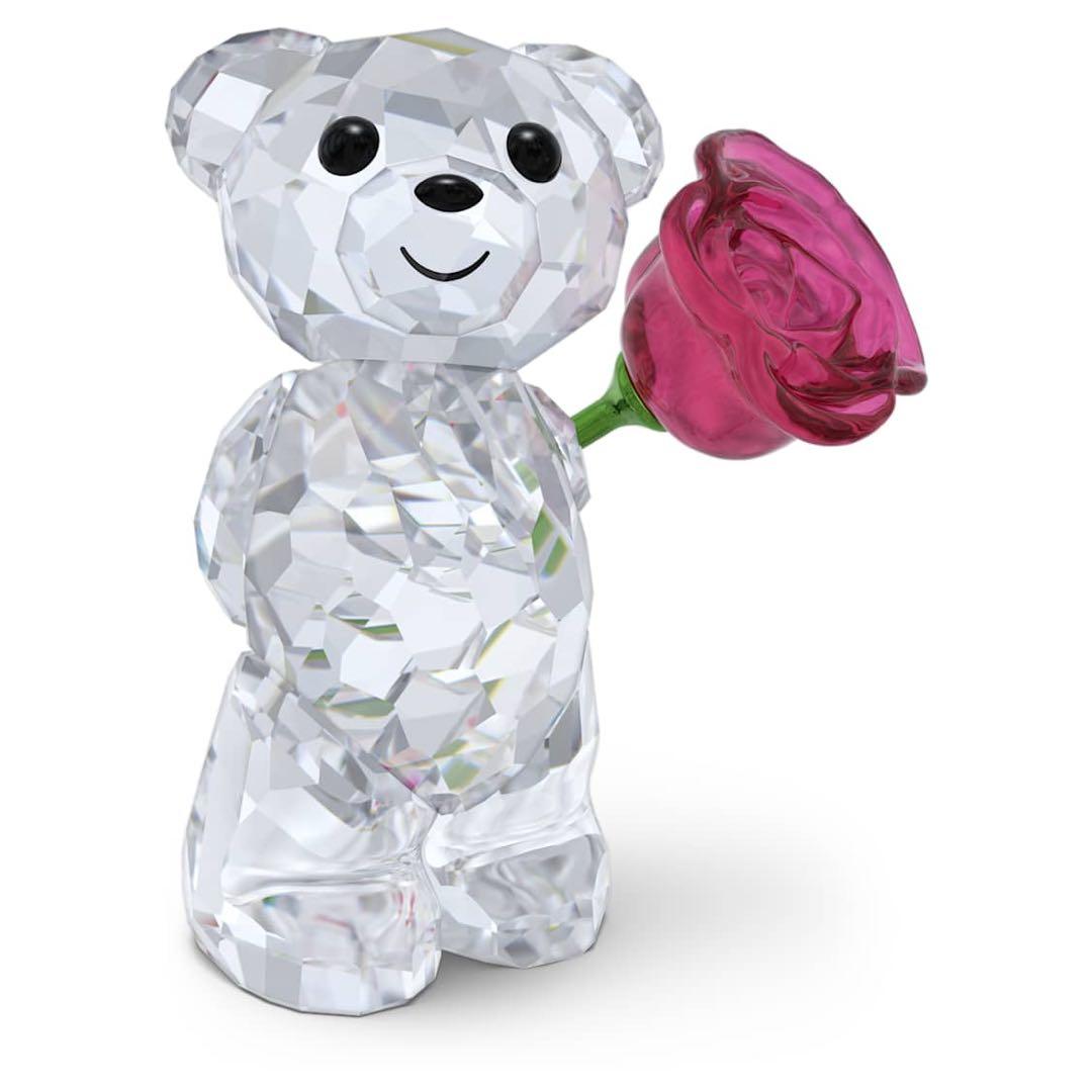 SWAROVSKI クマ置物 Krisベア A Rose with Love