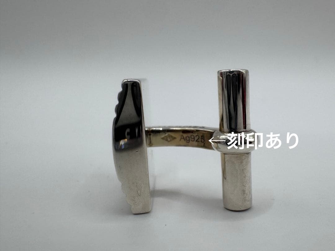 ⚪︎HERMES エルメス カフスリンクス カデナ パドロック シルバー 925