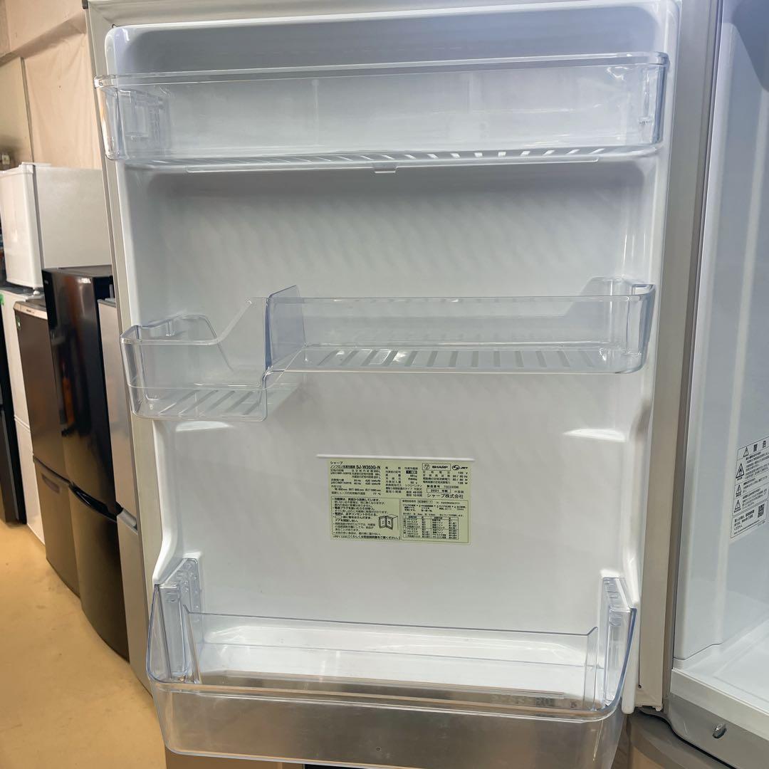 専用　シャープ　冷蔵庫　350L 2021年製　SJ-W353G-N 両開き