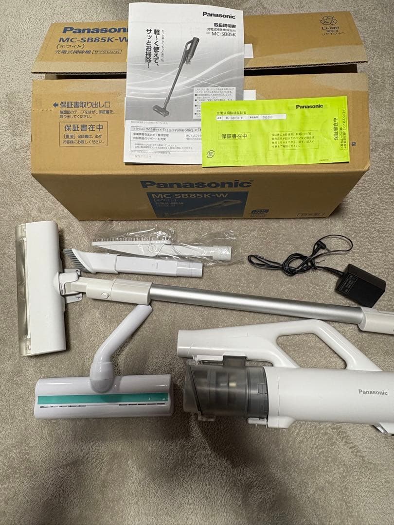 Panasonic スティッククリーナーMC-SB85K-W