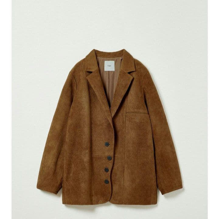 【Eaphi】CLASSIC WAVE JACKET ―FAUX SUEDE