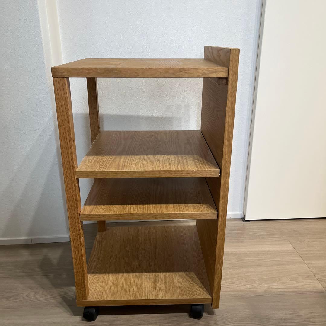 10月21日〜22日発送 無印良品 木製カップボード・幅120cm・オーク材