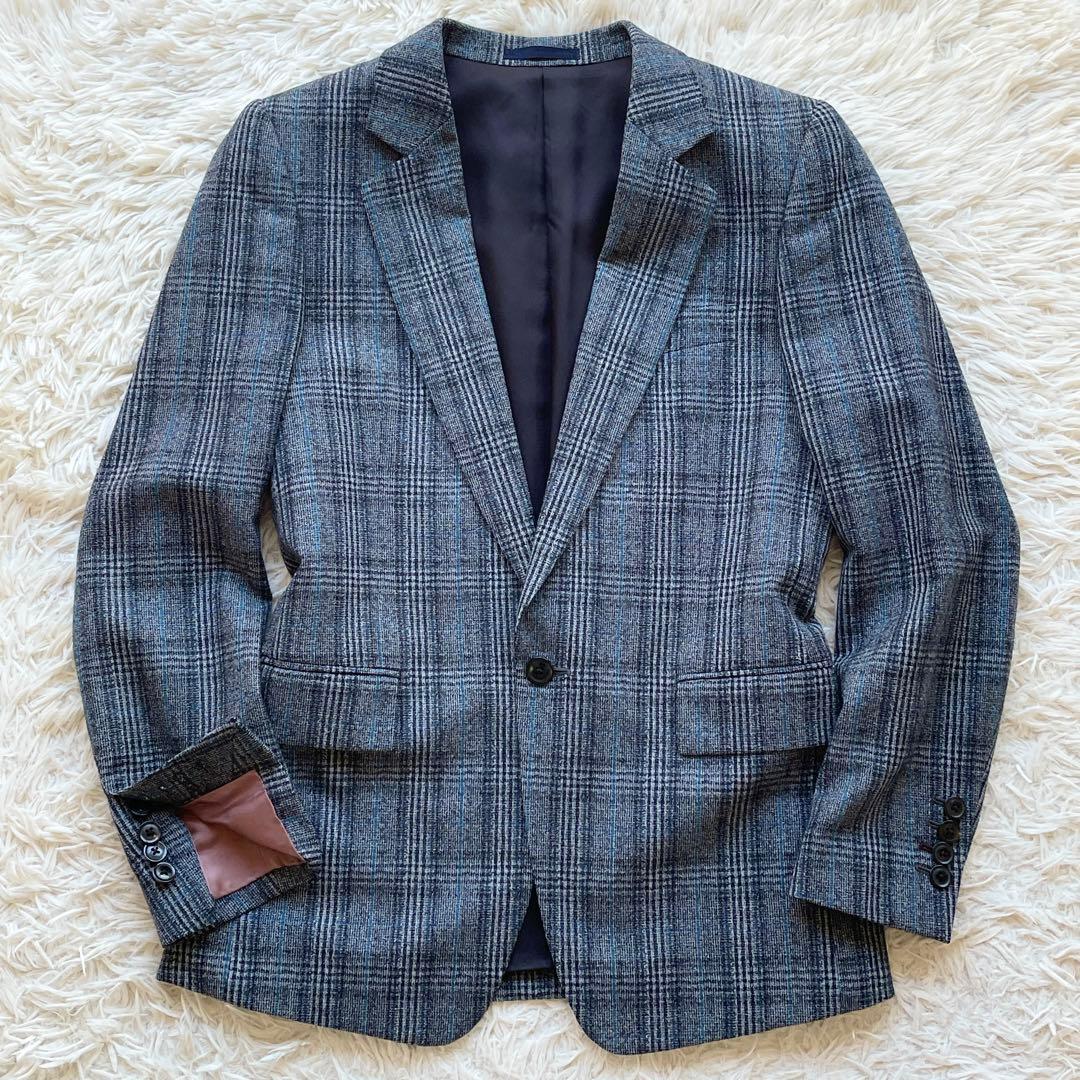 美品 ポールスミス 現行 ツイード セットアップ マルチカラー 総柄 チェック