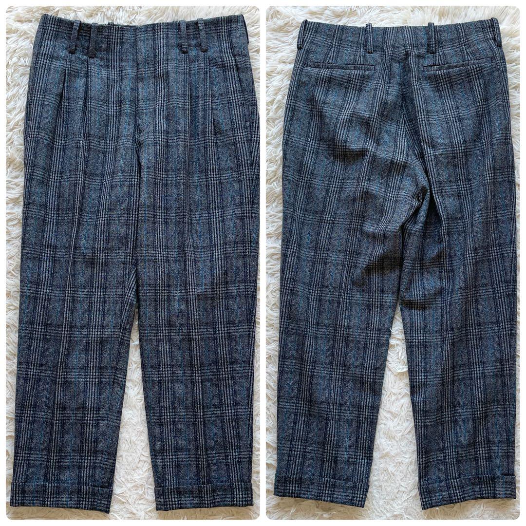 美品 ポールスミス 現行 ツイード セットアップ マルチカラー 総柄 チェック